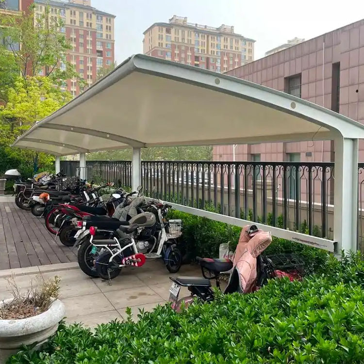 子洲县膜结构电动车棚